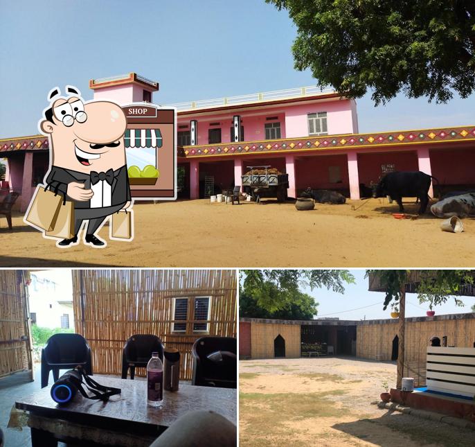 Among different things one can find exterior and interior at Virasat Restaurant and cafe