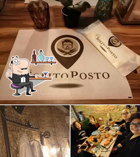 Gli interni di Al solito posto