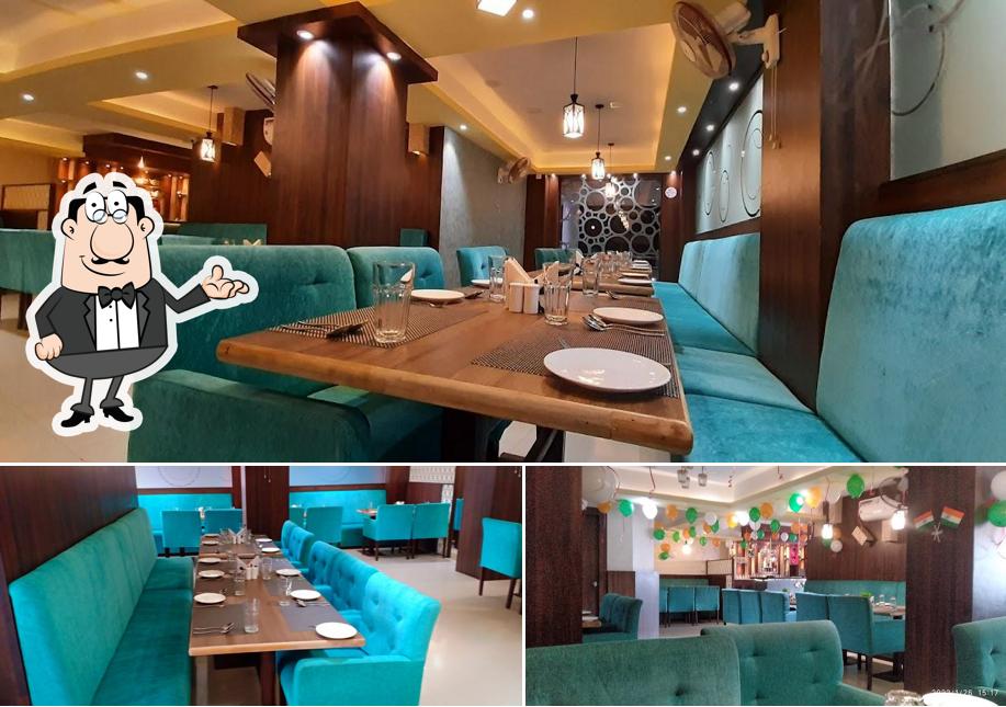 Take a seat at one of the tables at Bahamas Fusion Kitchen