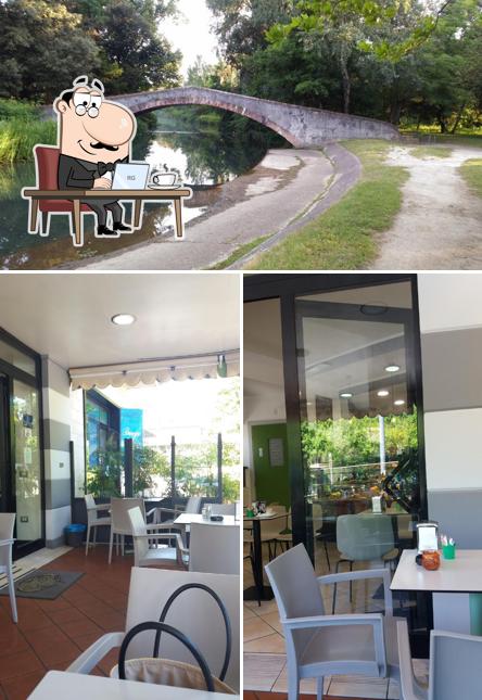 Tra le varie cose da Bar Caffetteria Pino Colado si possono trovare la interni e esterno