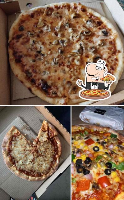 At Bob's, you can taste pizza