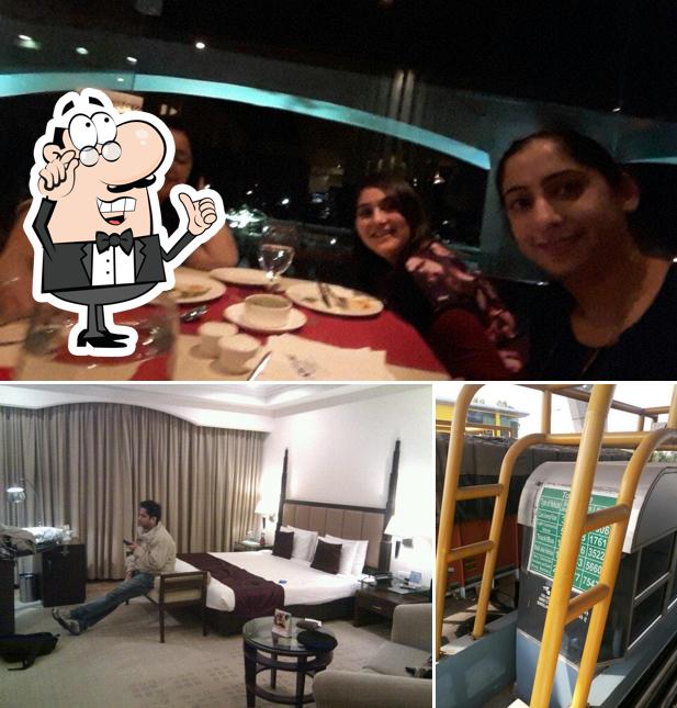 Among various things one can find interior and food at Fortune Inn Riviera