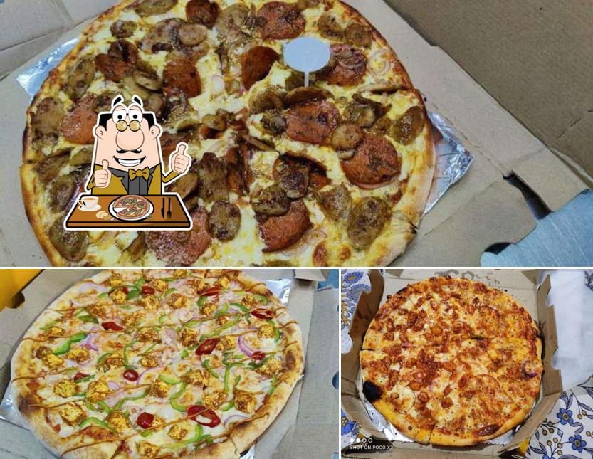 Pick different types of pizza