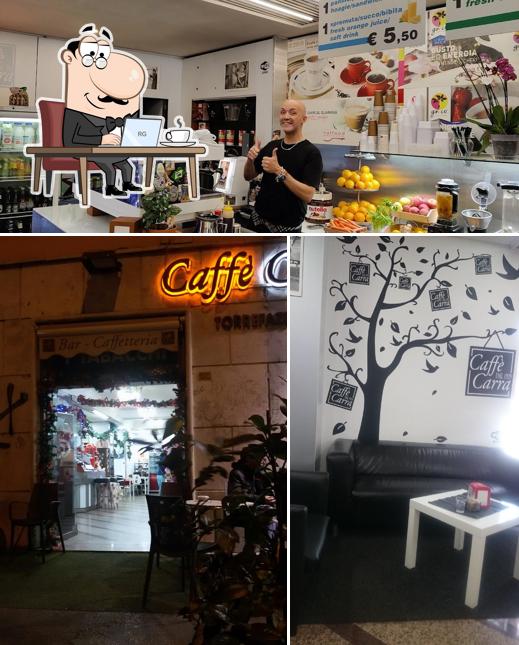 Gli interni di Caffè Carra Torrefazione