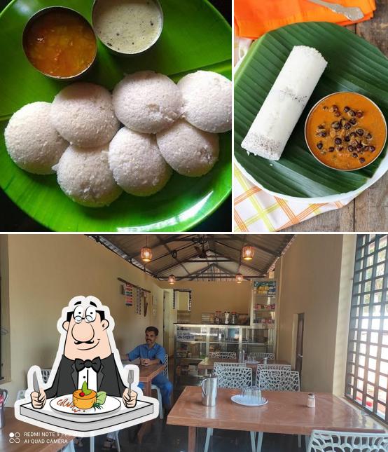 This is the picture showing food and interior at 4Lady Foods, വനിതാ കാന്റീൻ പയ്യന്നുർ