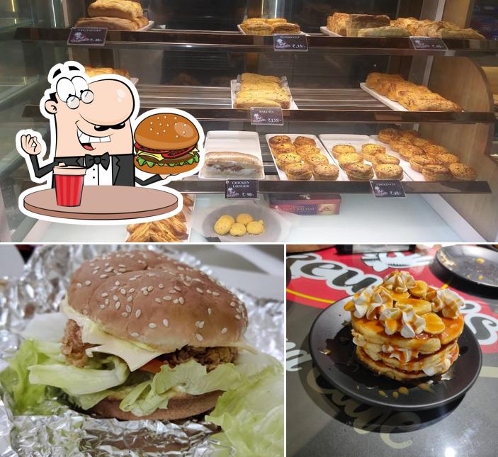Order a burger at Bakewill's Bakery and Cafe