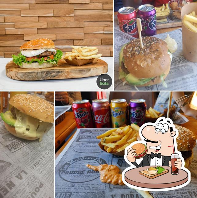 Essayez un hamburger à LE GREEN