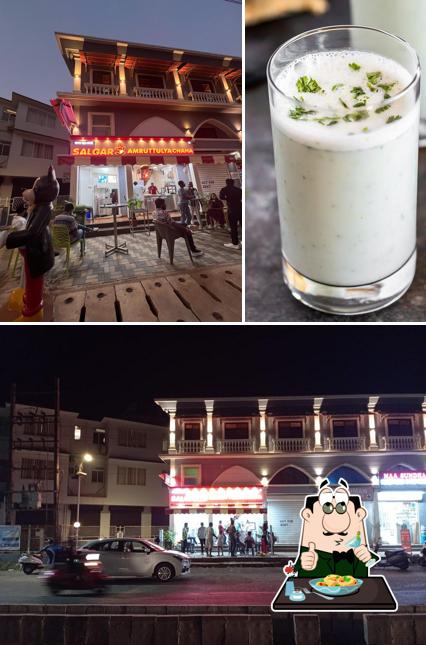 Salgar Amruttulya Chai Coffee (Siolim) is distinguished by food and exterior