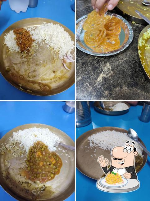 Spaghetti carbonara at Sharma Dhaba - Mandyali Dham