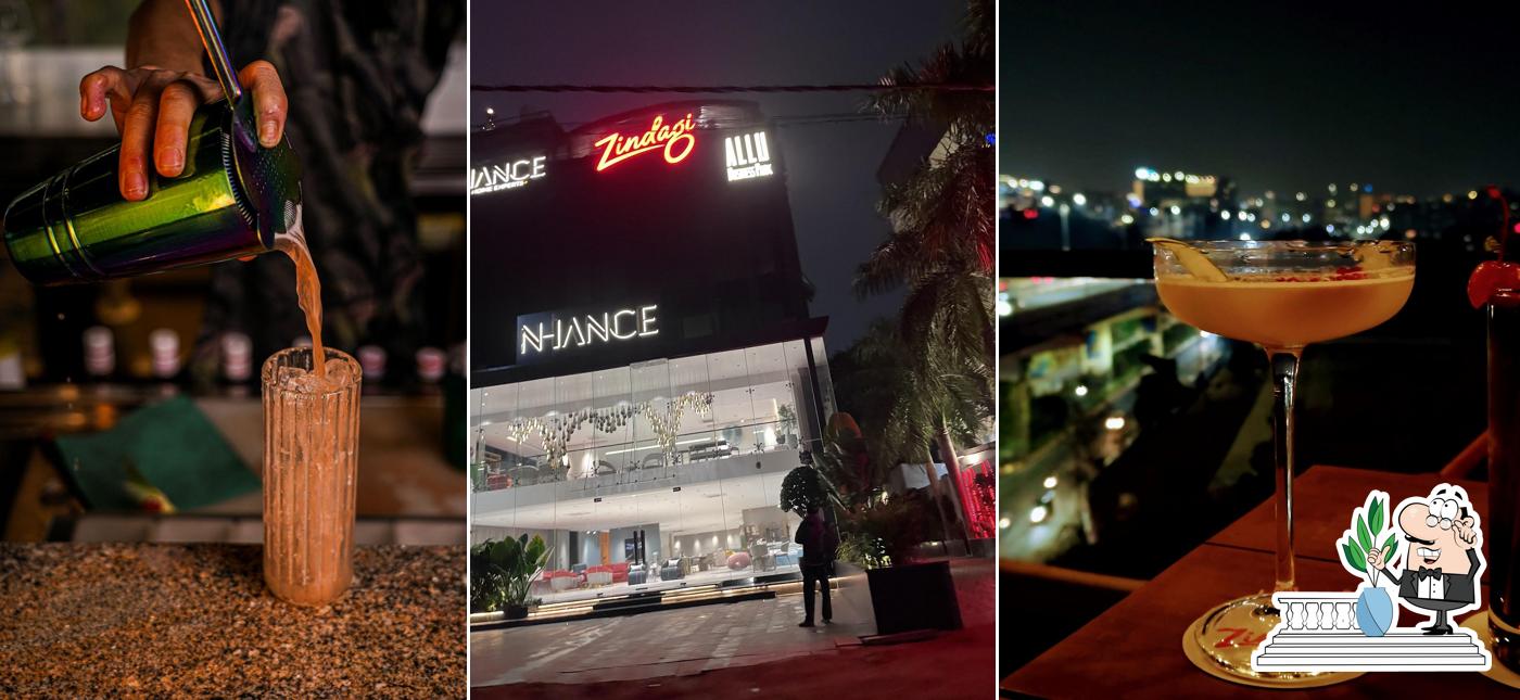 The exterior of Zindagi - Sky Bar & Kitchen