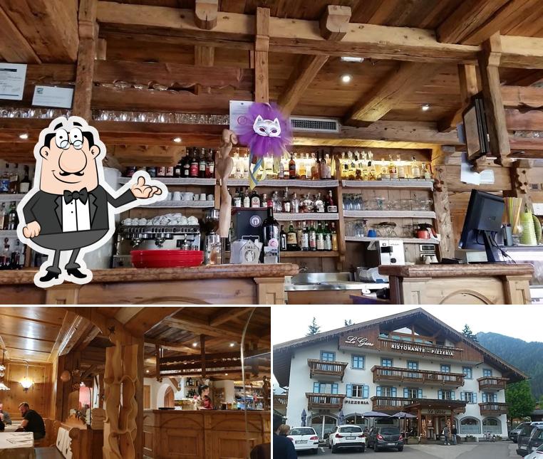 La immagine di interni e esterno da Ristorante Pizzeria Le Giare