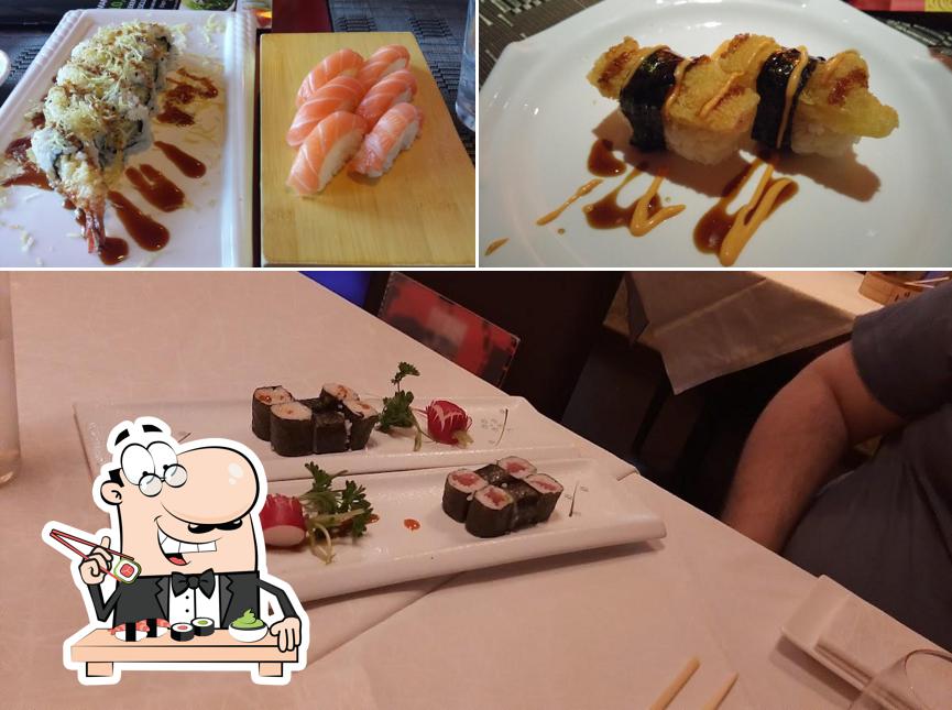 Ordina le diverse opzioni di sushi