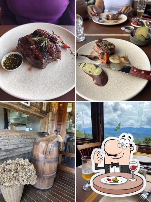 Comida em Restaurante Bonanza Grill