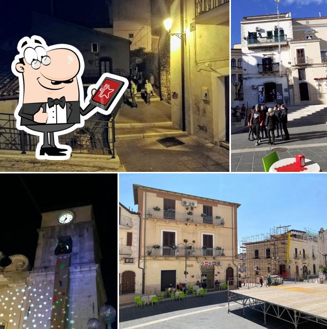 Puoi goderti l'aria fresca da seduto all'esterno di Central Bar Pascucci