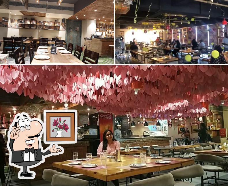 The interior of CookBook Cafe