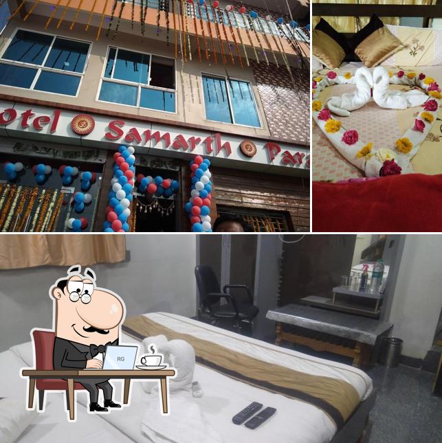 The interior of Hotel Samarth Paradise
