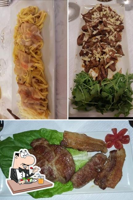 Cibo al Ristorante La Botte Sorano