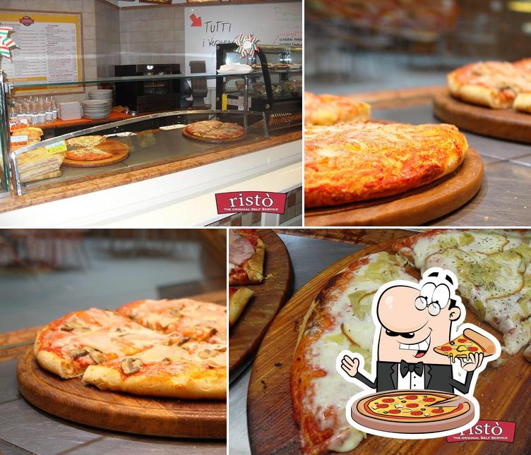 Ordina una pizza a Ristò - ristorante con Self Service ,bar, tabaccheria,Sisal