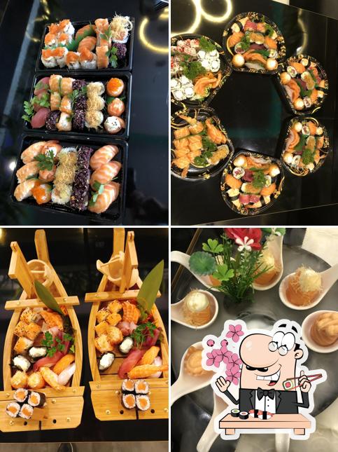 Scegli le diverse opzioni di sushi