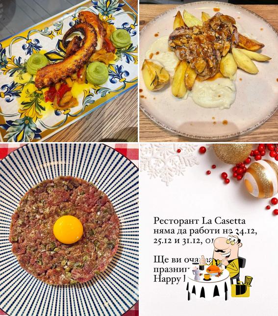Platti al Ristorante La Casetta