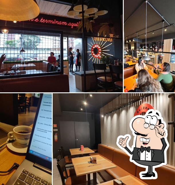Veja imagens do interior do Quiero Café