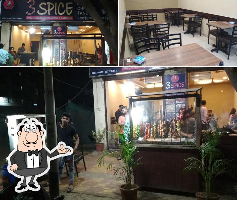 The interior of 3 Spice Multi Cuisine