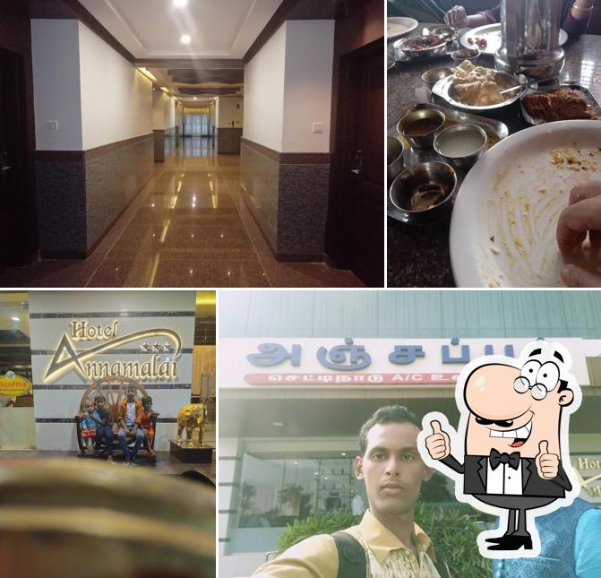 Here's a pic of Anjappar Chettinad Restaurant