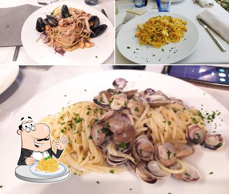 Spaghetti alla carbonara al Beluga Beach Restaurant- Ristorante di pesce a Grottammare