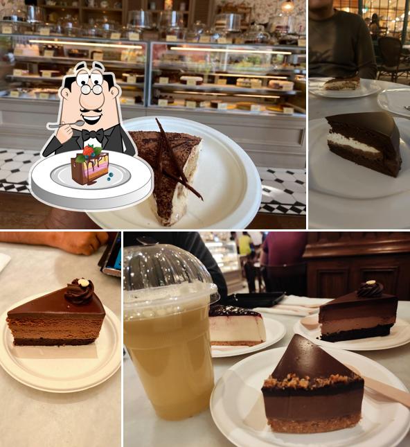 Chocolate cake at The Big Chill Cakery & Creamery