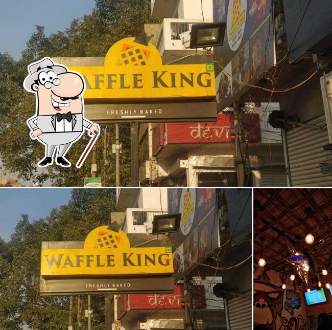 The exterior of Waffle King