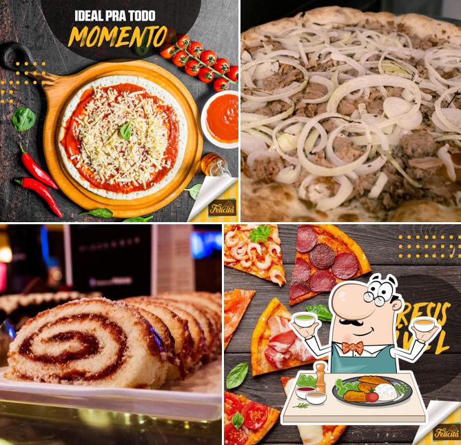 Platos en Felicitá Pizzaria