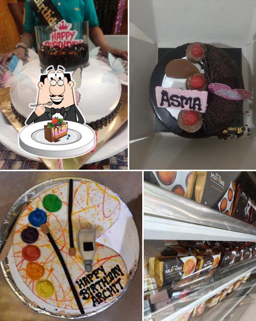 Chocolate cake at Kabhi B Bake Studio