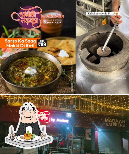 Check out the picture displaying food and exterior at Angithi Tadka by Madaan 100% Pure Vegetarian