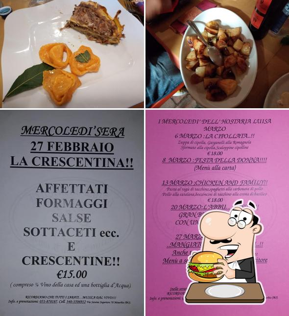 Ordina un hamburger a Hostaria Luisa