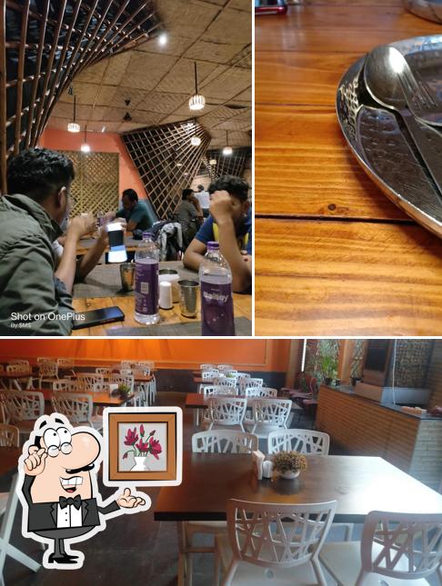 The interior of Hotel Maratheshahi