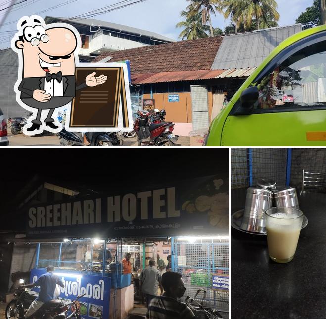 Among different things one can find exterior and beverage at Hotel Sree Hari,Kayamkulam