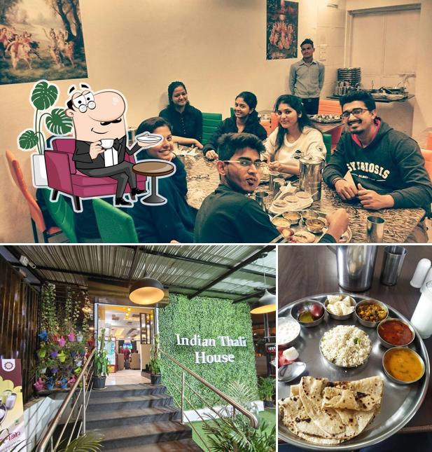 The interior of Indian Thali House - Veg - Non Veg Thali Restaurant Hinjewadi