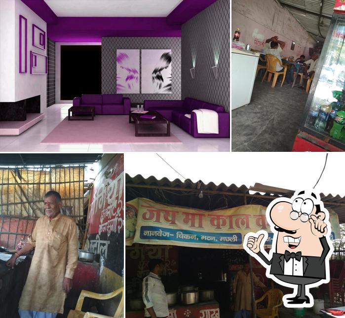 The interior of Jay Mahakal Nonvege Dhaba