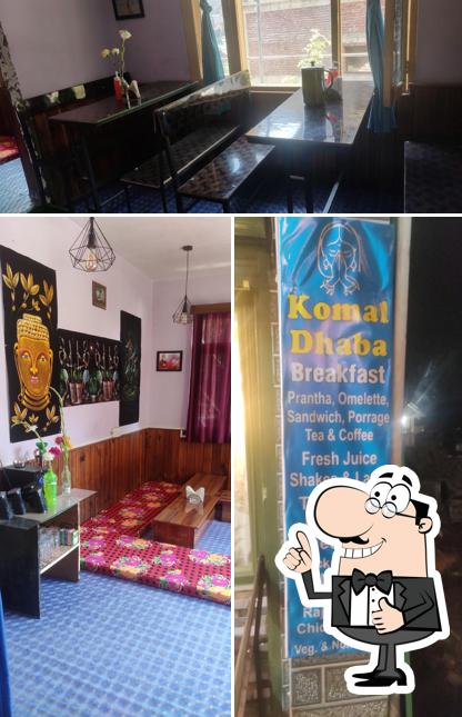 Look at the picture of Komal dhaba