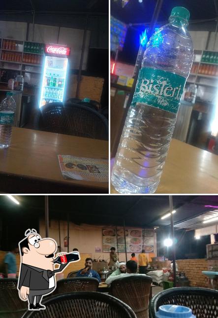 The restaurant's drink and interior