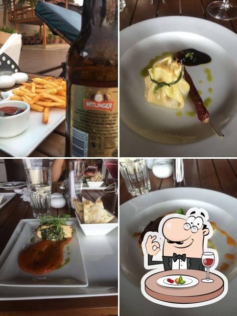 Food at Nyex Beach Club