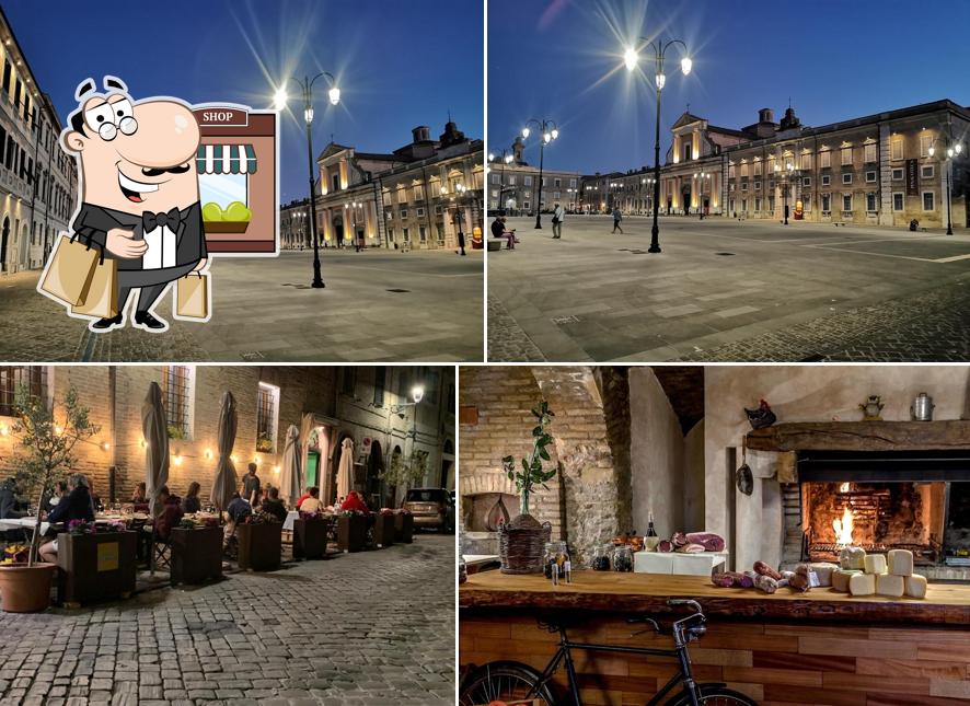 Gli esterni di Osteria degli ulivi