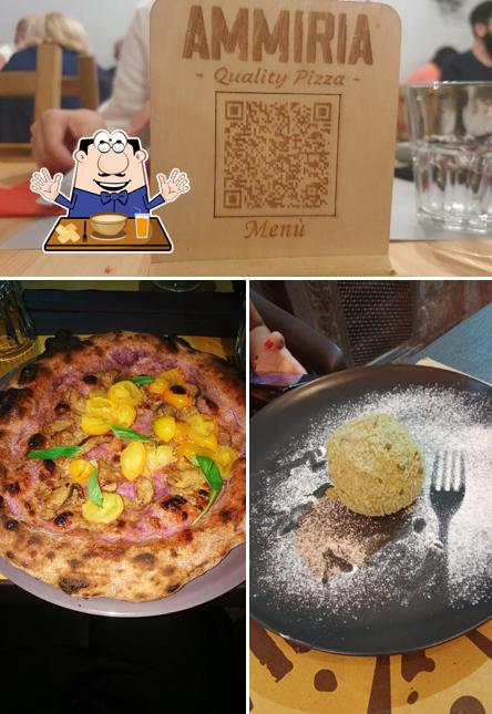 Questa è la immagine che raffigura la cibo e bevanda di Pizzeria Ammiria