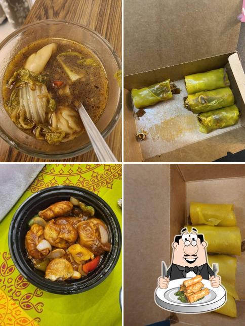 Spring rolls at The Mogli's Kitchen