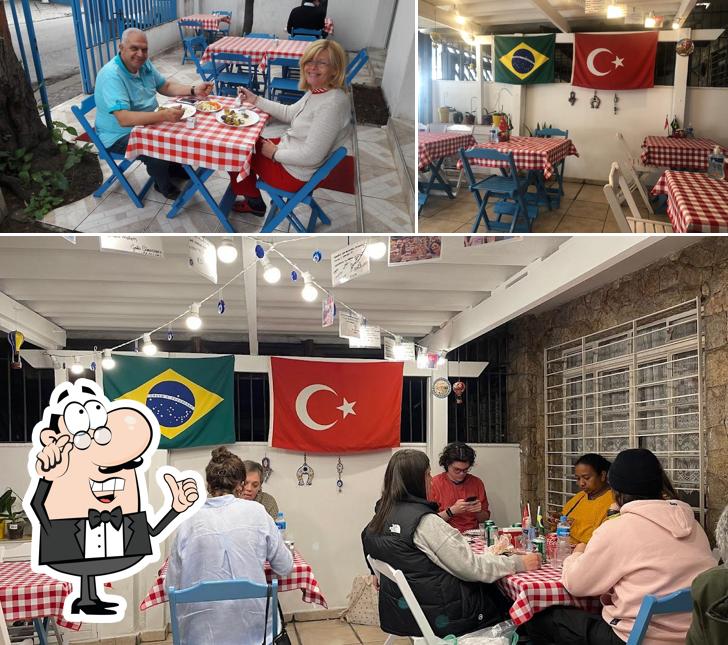 O interior do Restaurante Capadócia