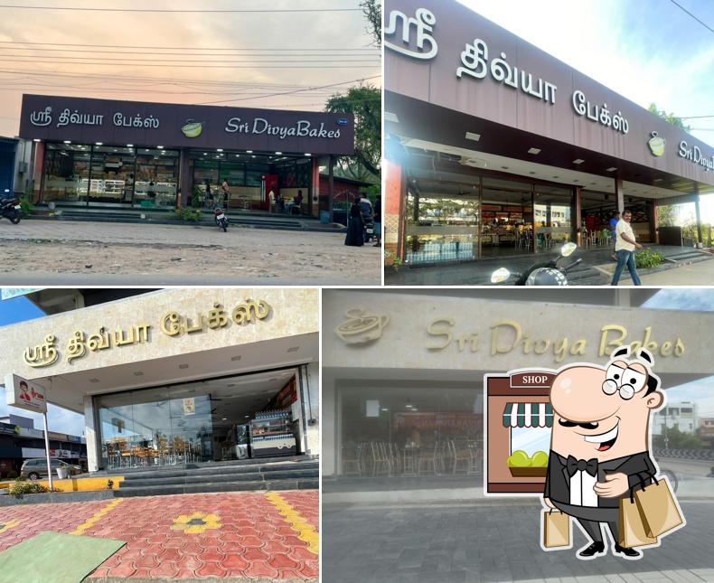 The exterior of Sri Divya Bakery