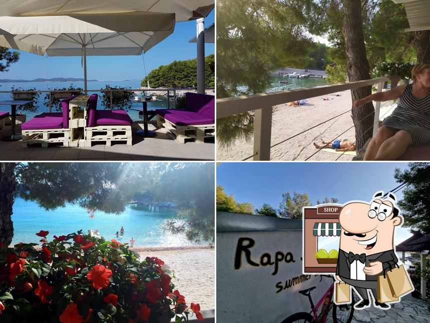 Gli esterni costituiscono una caratteristica importante di beach bar Rapa Nui