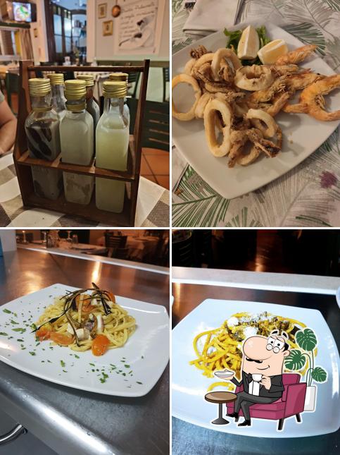 Gli interni di Trattoria 'ngopp Addu Me