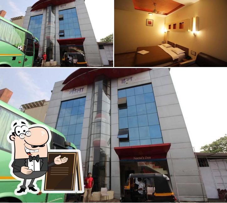 Take a look at the image depicting exterior and interior at Neeta's Inn