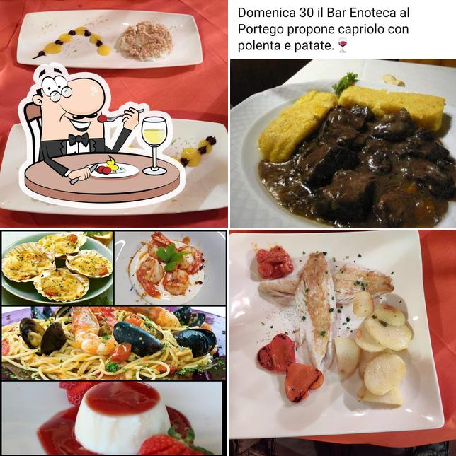 Platti al Enoteca al Pòrtego